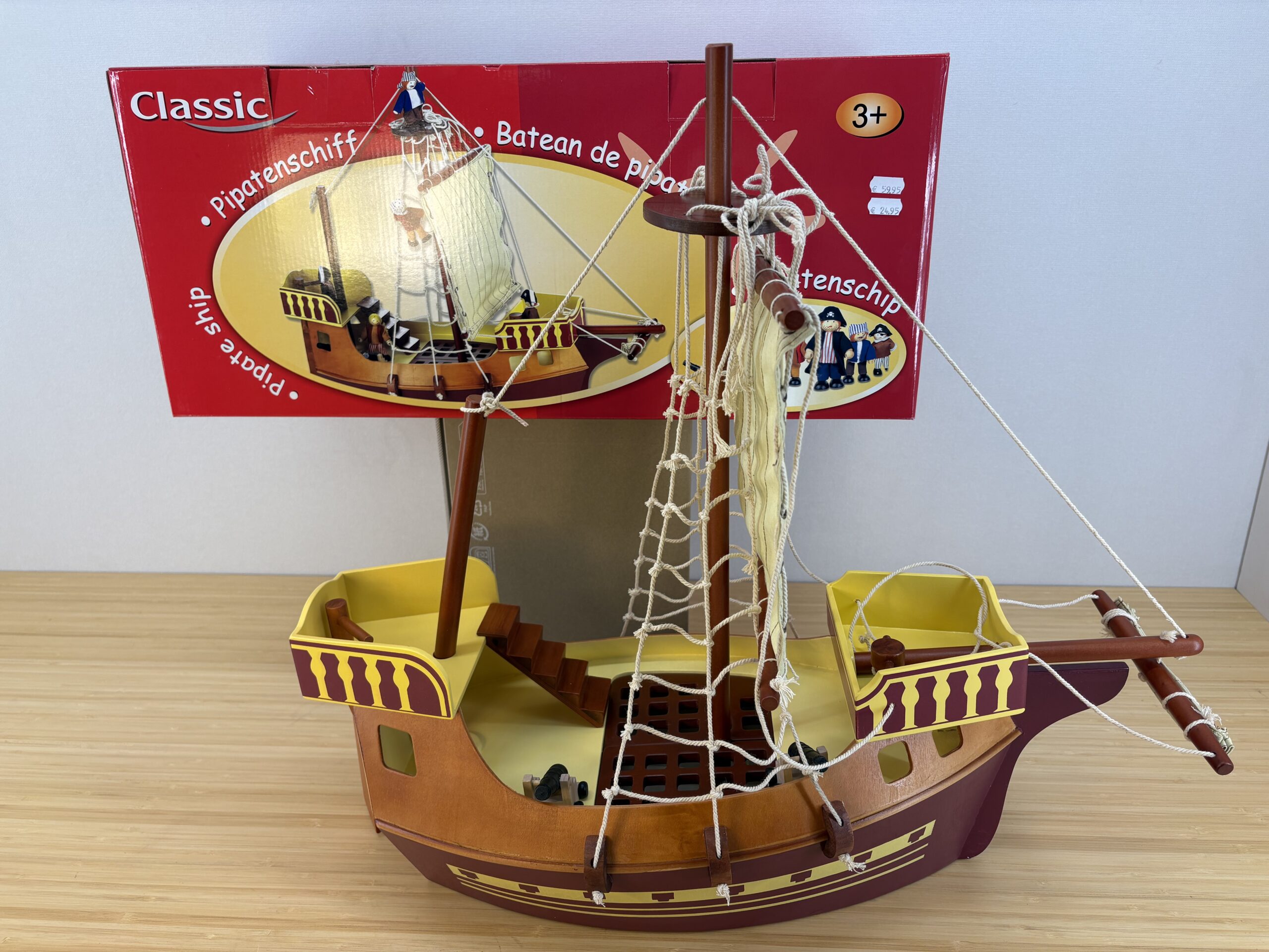 Piratenschip van hout