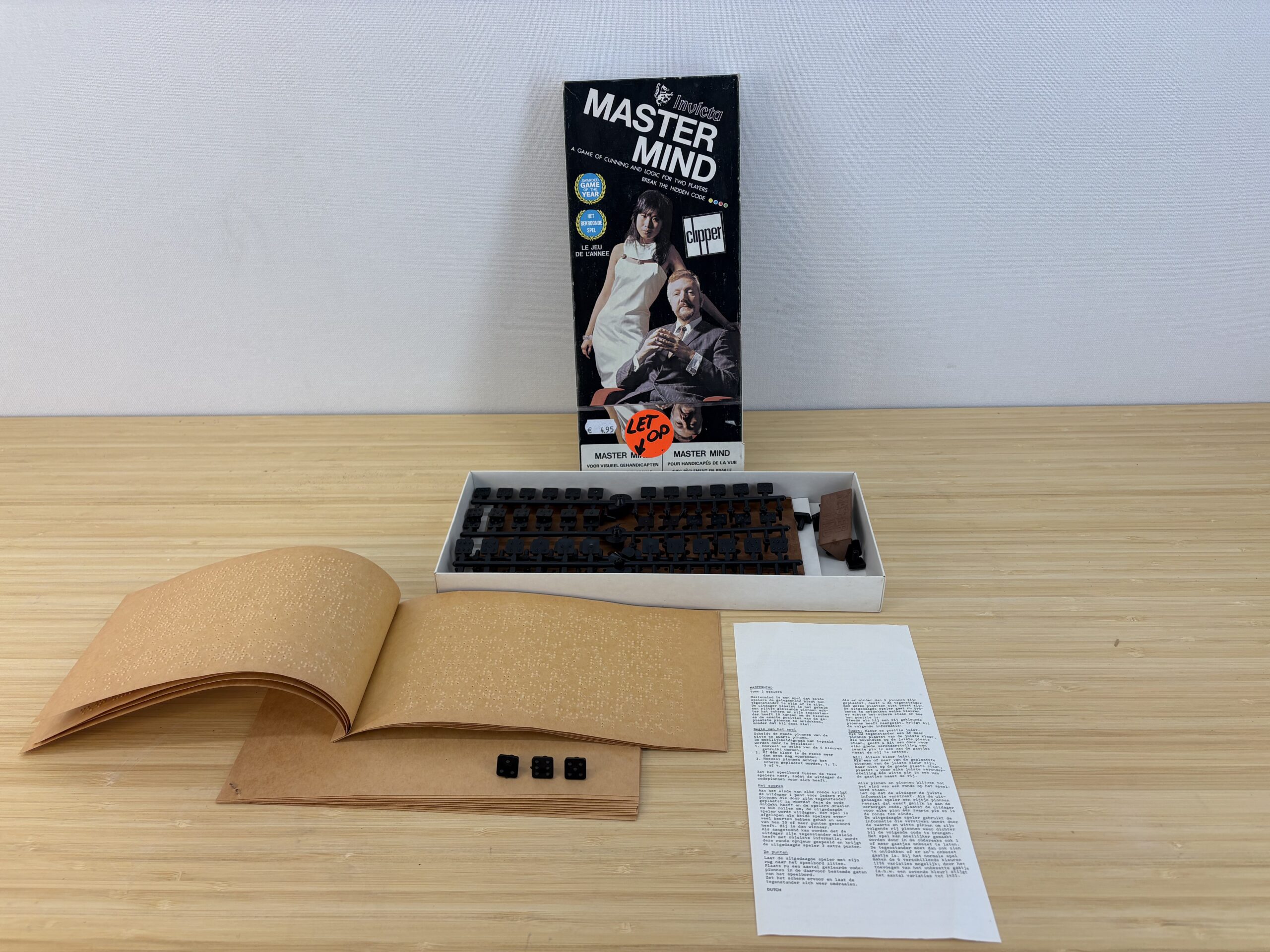 Mastermind voor visueel gehandicapten